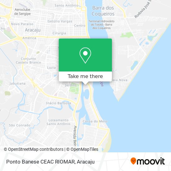 Ponto Banese CEAC RIOMAR map