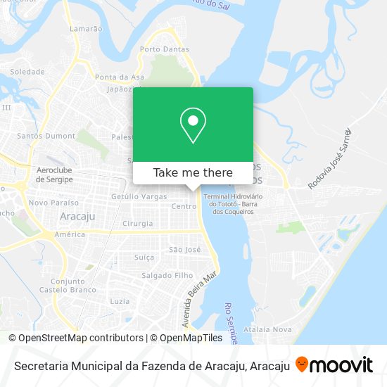 Secretaria Municipal da Fazenda de Aracaju map