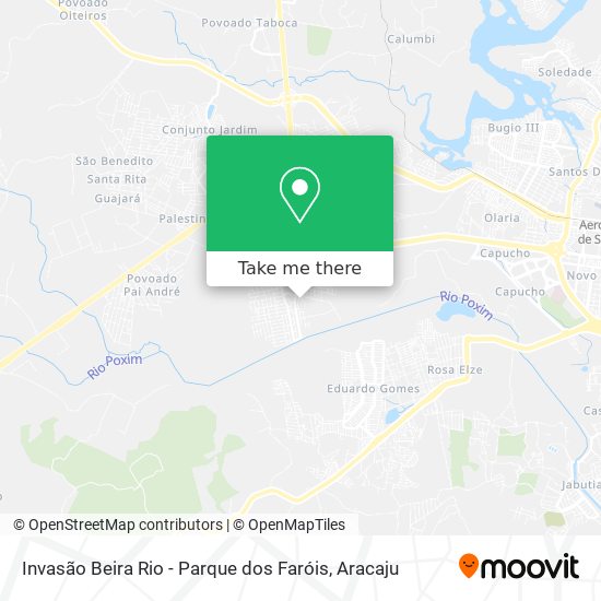 Mapa Invasão Beira Rio - Parque dos Faróis