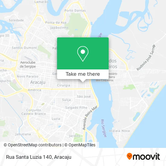 Rua Santa Luzia 140 map