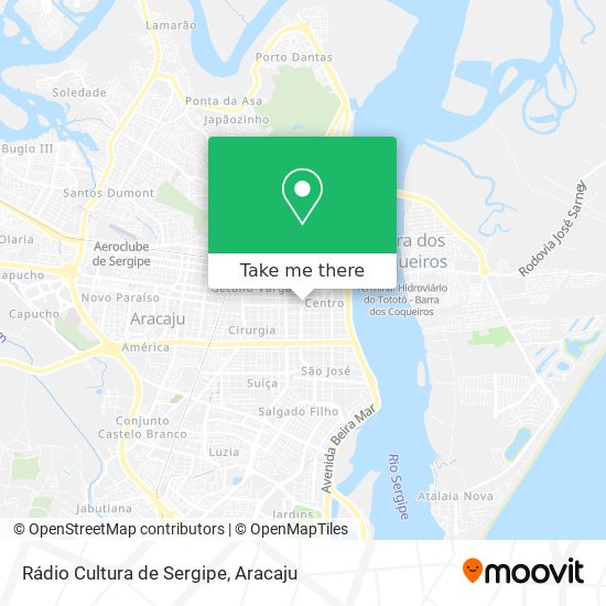 Rádio Cultura de Sergipe map