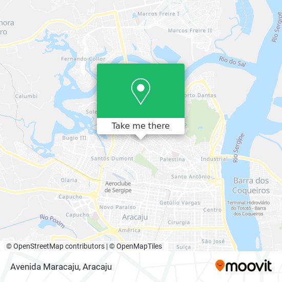 Mapa Avenida Maracaju