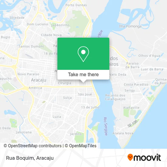 Rua Boquim map