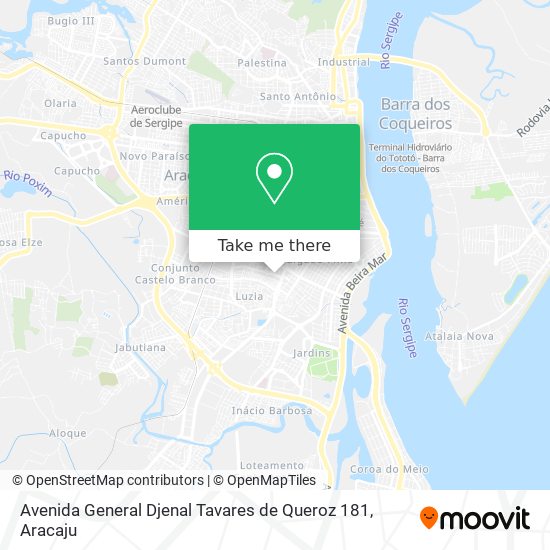 Mapa Avenida General Djenal Tavares de Queroz 181