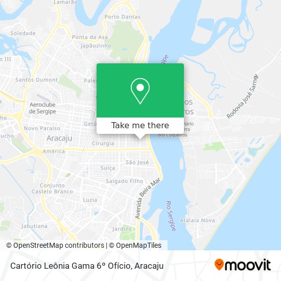 Cartório Leônia Gama 6º Ofício map