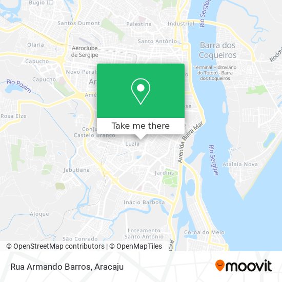 Rua Armando Barros map