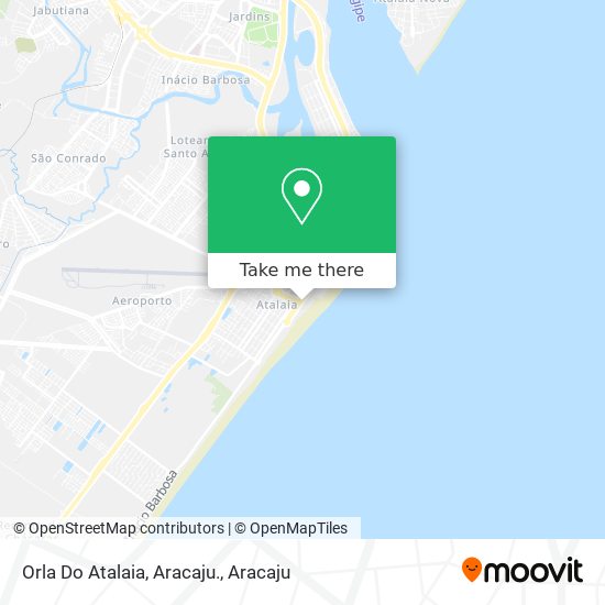 Orla Do Atalaia, Aracaju. map