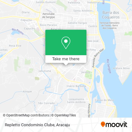 Repletto Condomínio Clube map