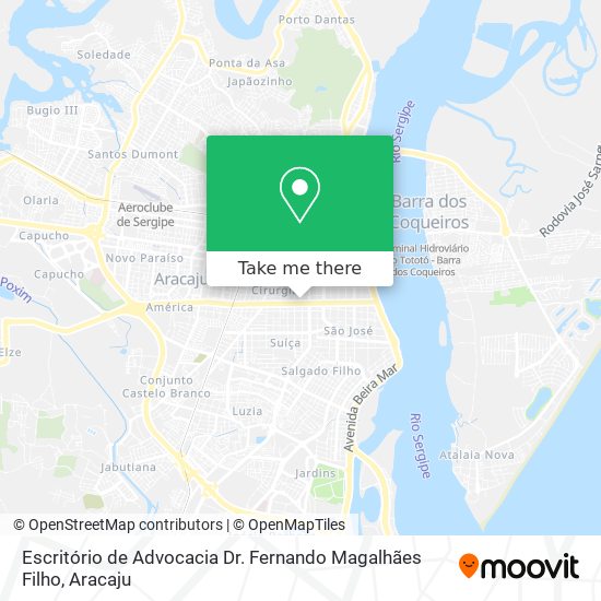 Mapa Escritório de Advocacia Dr. Fernando Magalhães Filho