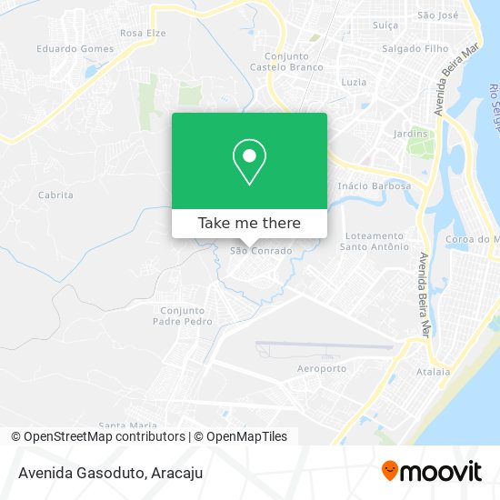 Avenida Gasoduto map