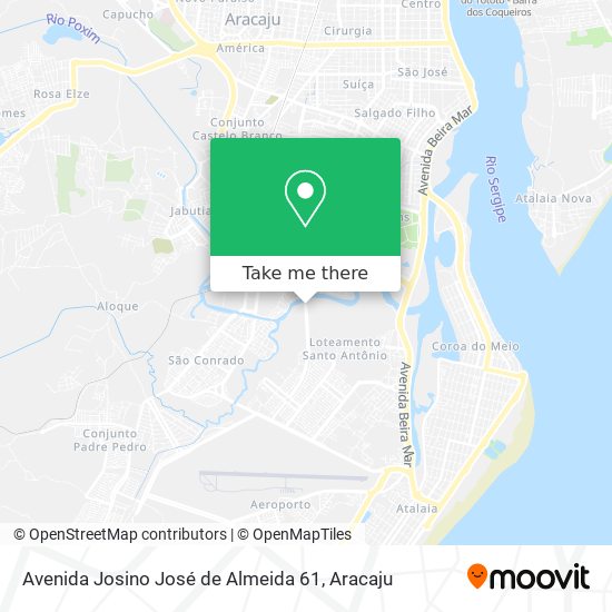 Avenida Josino José de Almeida 61 map