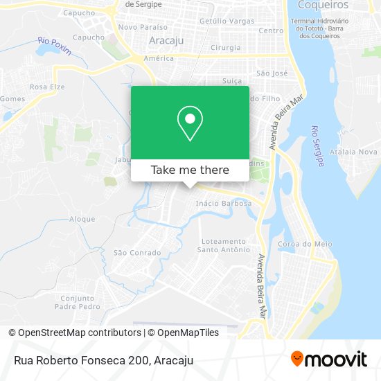 Mapa Rua Roberto Fonseca 200