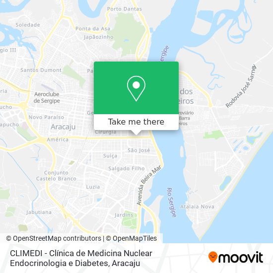 CLIMEDI - Clínica de Medicina Nuclear Endocrinologia e Diabetes map