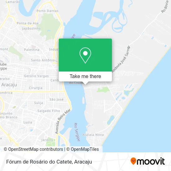 Fórum de Rosário do Catete map