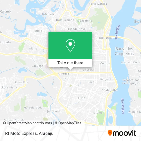 Rt Moto Express map