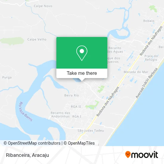 Ribanceira map