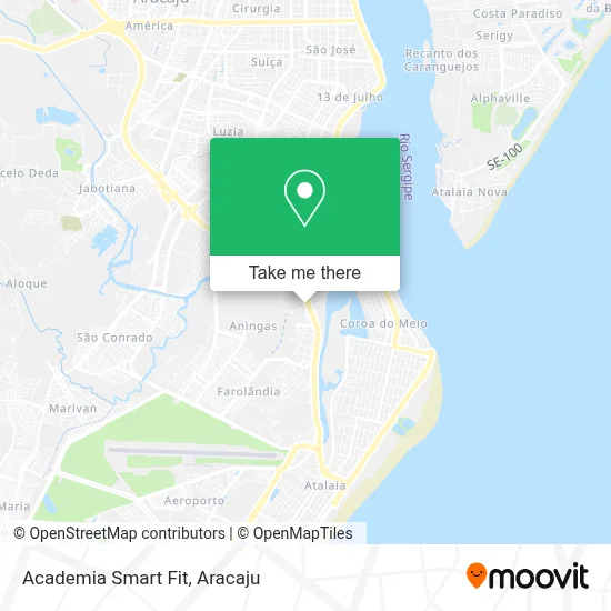 Academia Smart Fit map