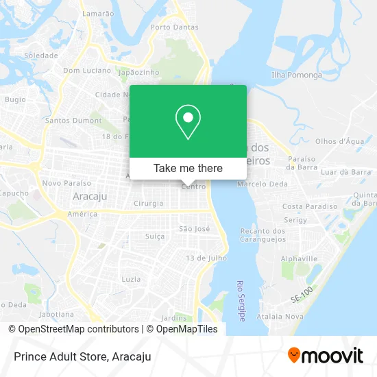 Prince Adult Store map