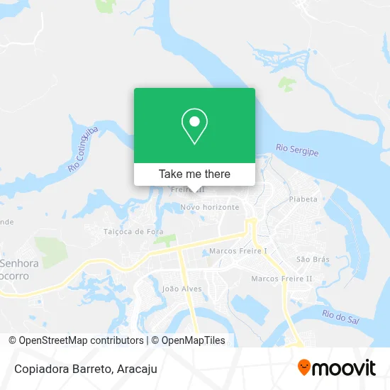 Copiadora Barreto map