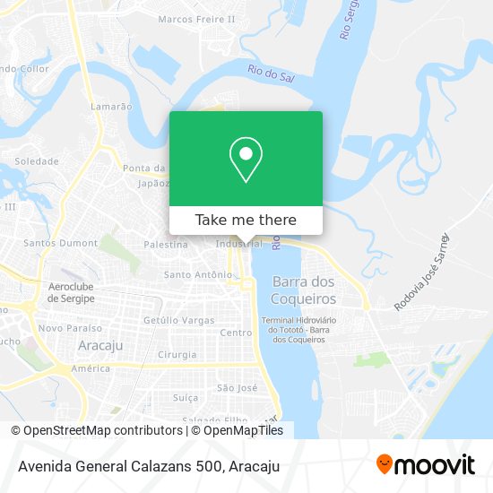 Avenida General Calazans 500 map