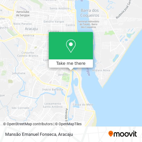 Mansão Emanuel Fonseca map