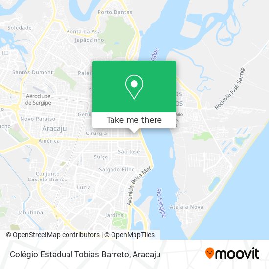Colégio Estadual Tobias Barreto map