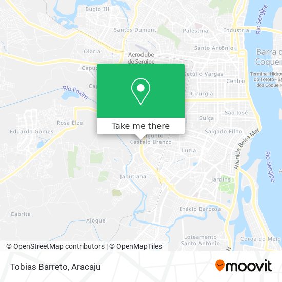 Mapa Tobias Barreto