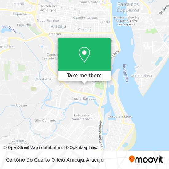 Cartório Do Quarto Ofício Aracaju map