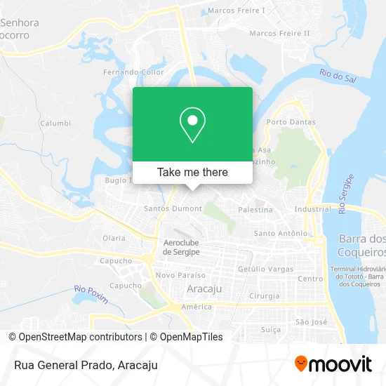 Rua General Prado map