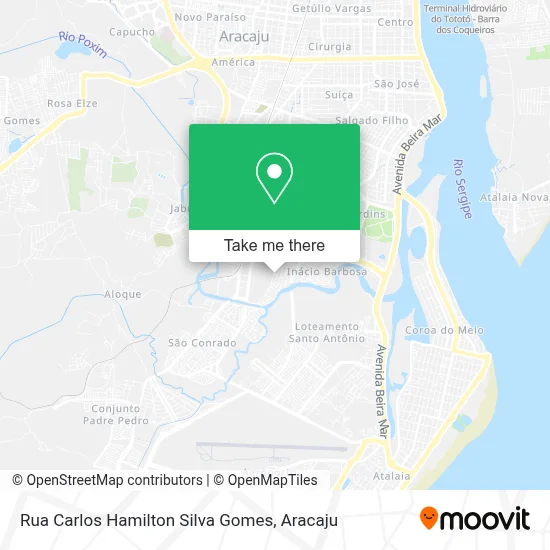 Rua Carlos Hamilton Silva Gomes map