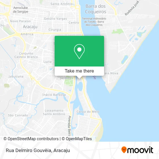 Rua Delmiro Gouvêia map