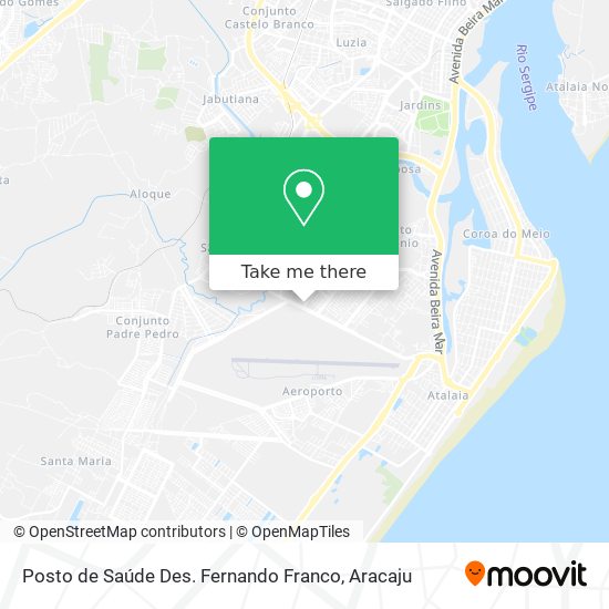 Posto de Saúde Des. Fernando Franco map