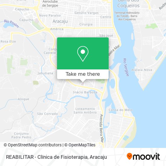 REABILITAR - Clínica de Fisioterapia map