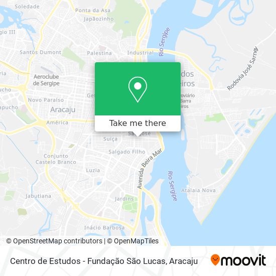 Mapa Centro de Estudos - Fundação São Lucas