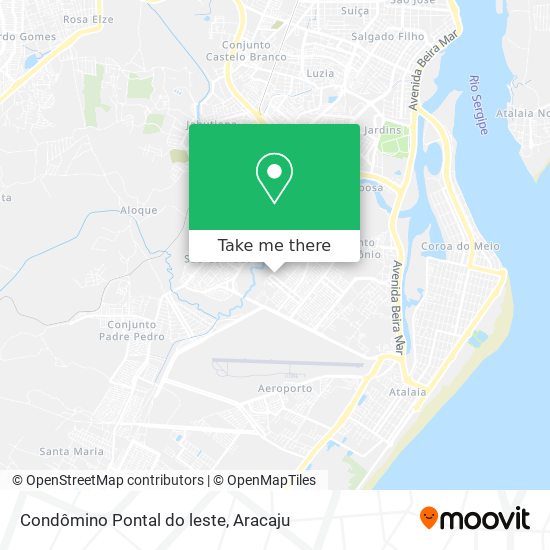 Condômino Pontal do leste map