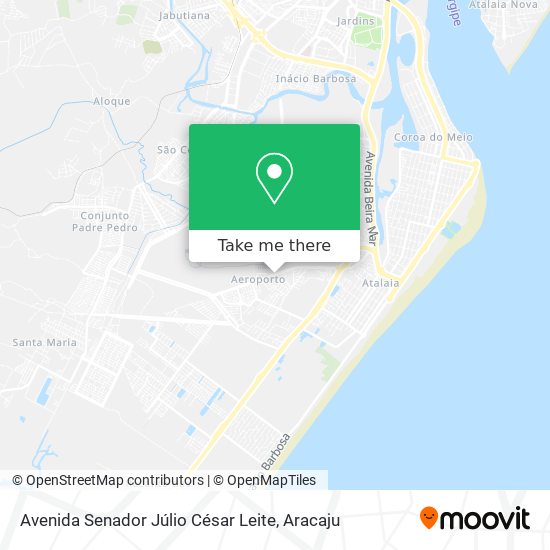 Avenida Senador Júlio César Leite map