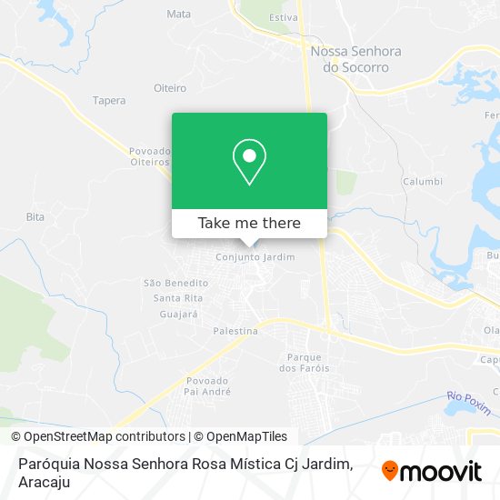 Paróquia Nossa Senhora Rosa Mística Cj Jardim map