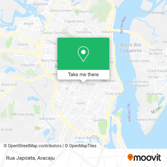 Rua Japoata map