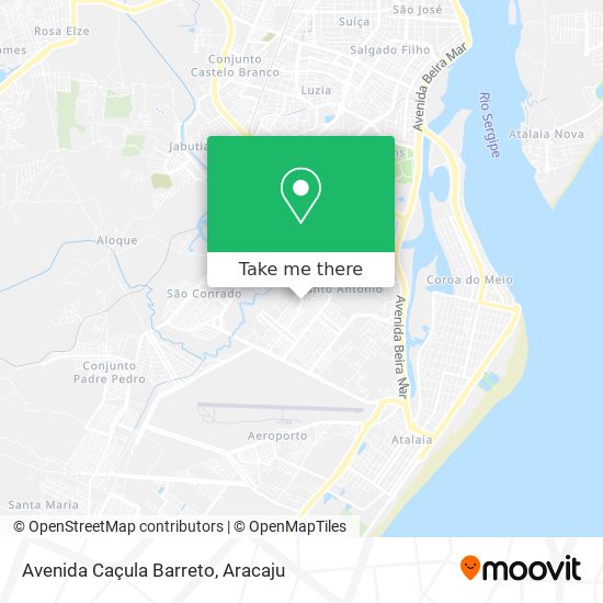 Avenida Caçula Barreto map