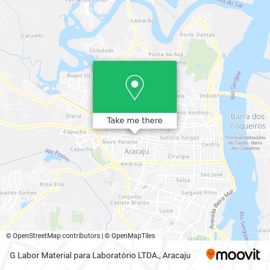 G Labor Material  para Laboratório LTDA. map
