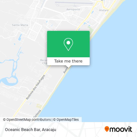 Oceanic Beach Bar map