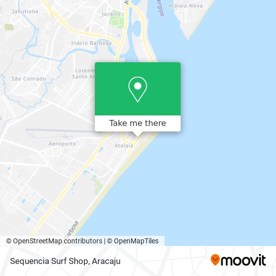 Sequencia Surf Shop map