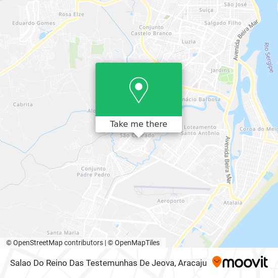 Salao Do Reino Das Testemunhas De Jeova map