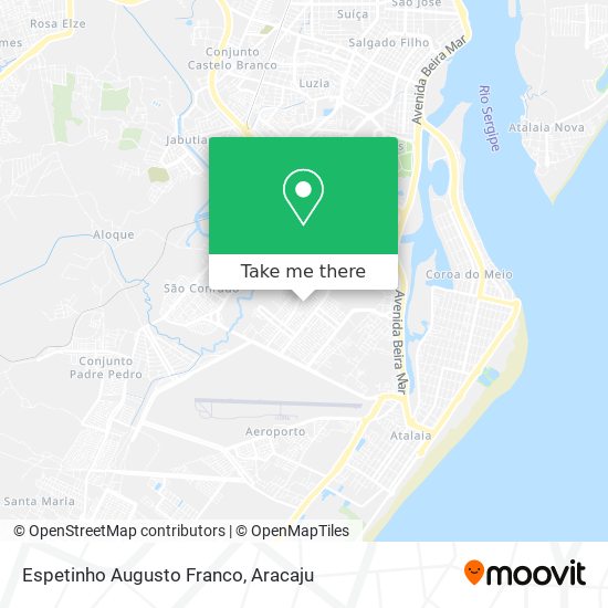 Mapa Espetinho Augusto Franco