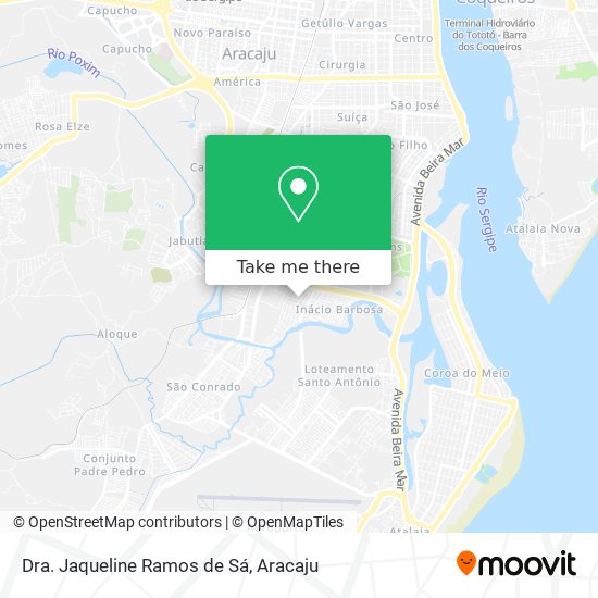 Mapa Dra. Jaqueline Ramos de Sá