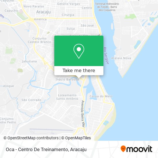 Oca - Centro De Treinamento map