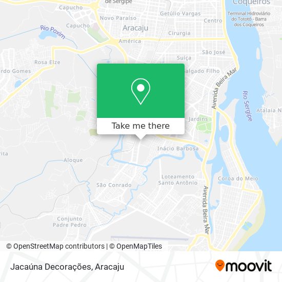 Jacaúna Decorações map
