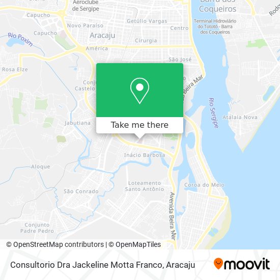 Consultorio Dra Jackeline Motta Franco map