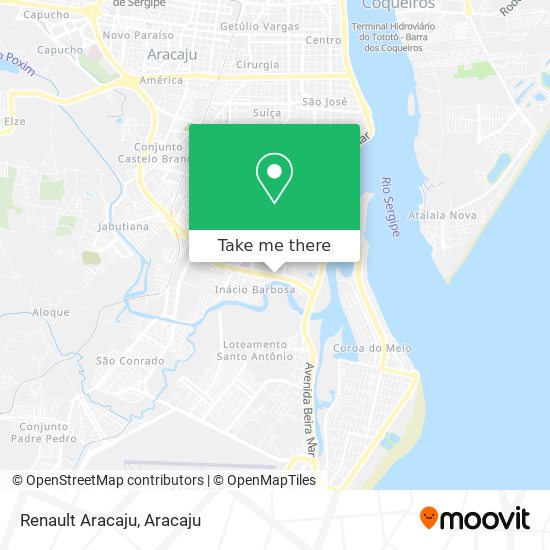 Mapa Renault Aracaju