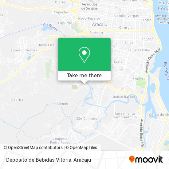 Mapa Depósito de Bebidas Vitória